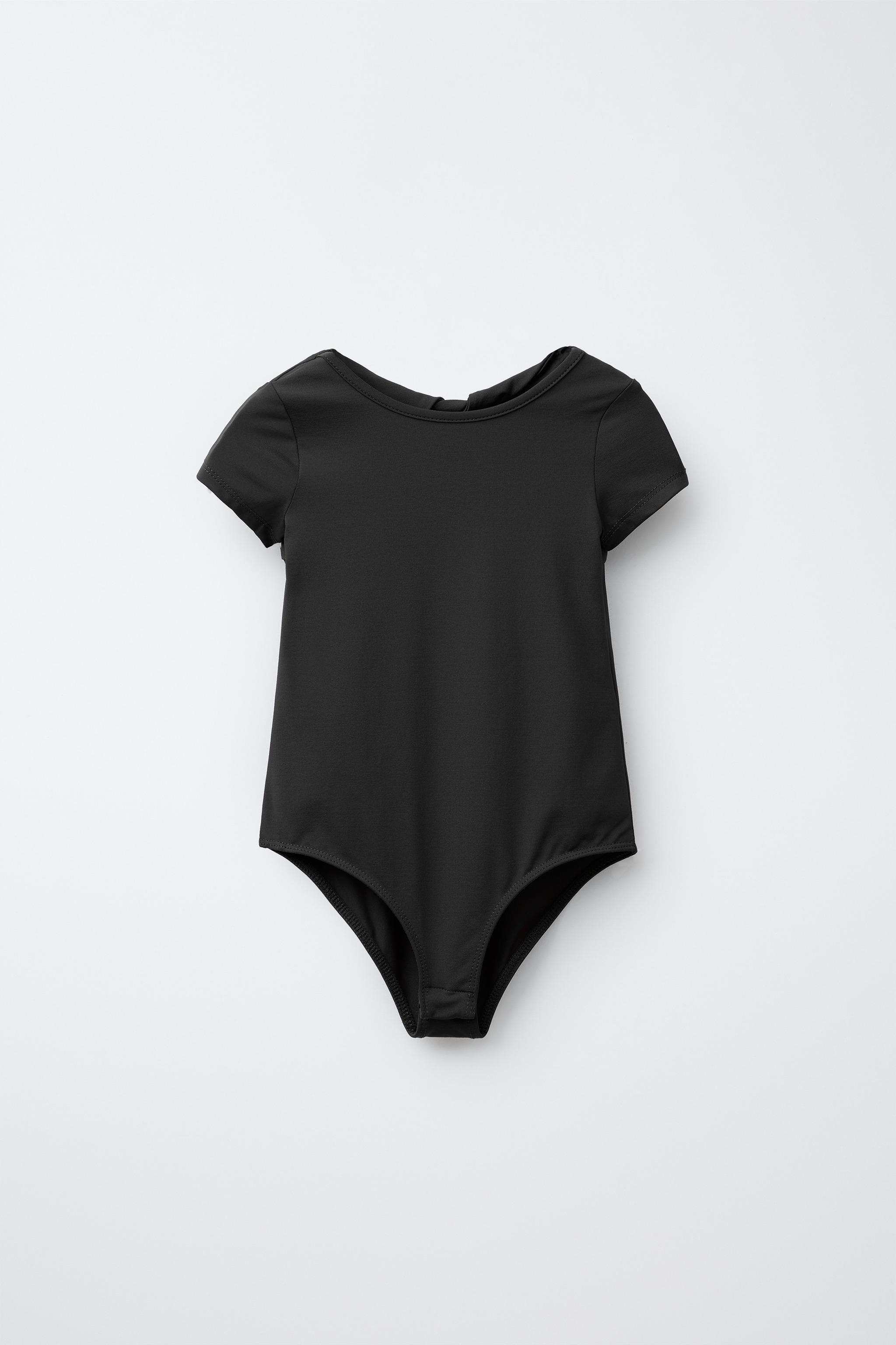 Zara POLYAMIDE BODYSUIT WITH KNOTTED CUT-OUT