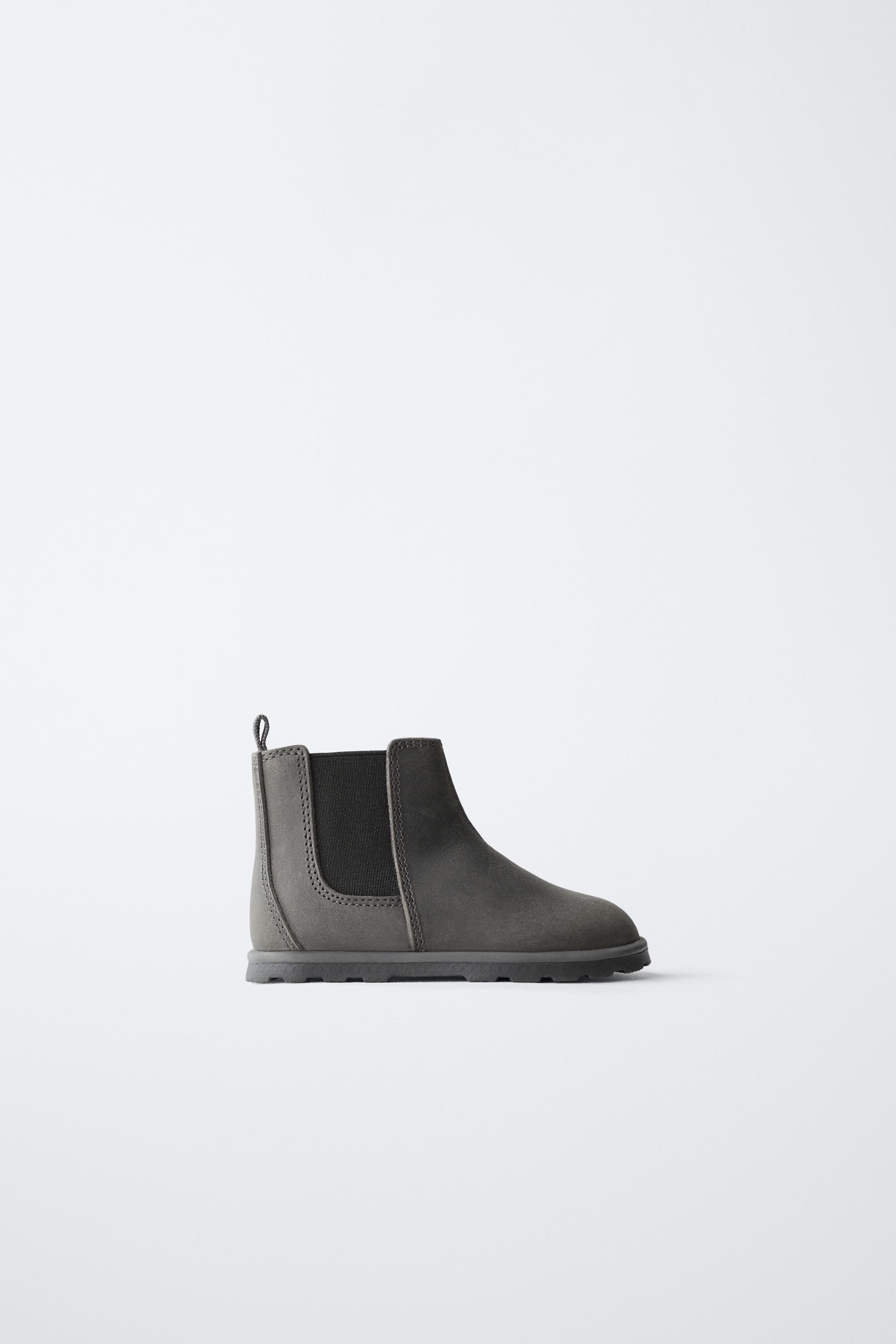 Zara BAREFOOT LEATHER BOOTS