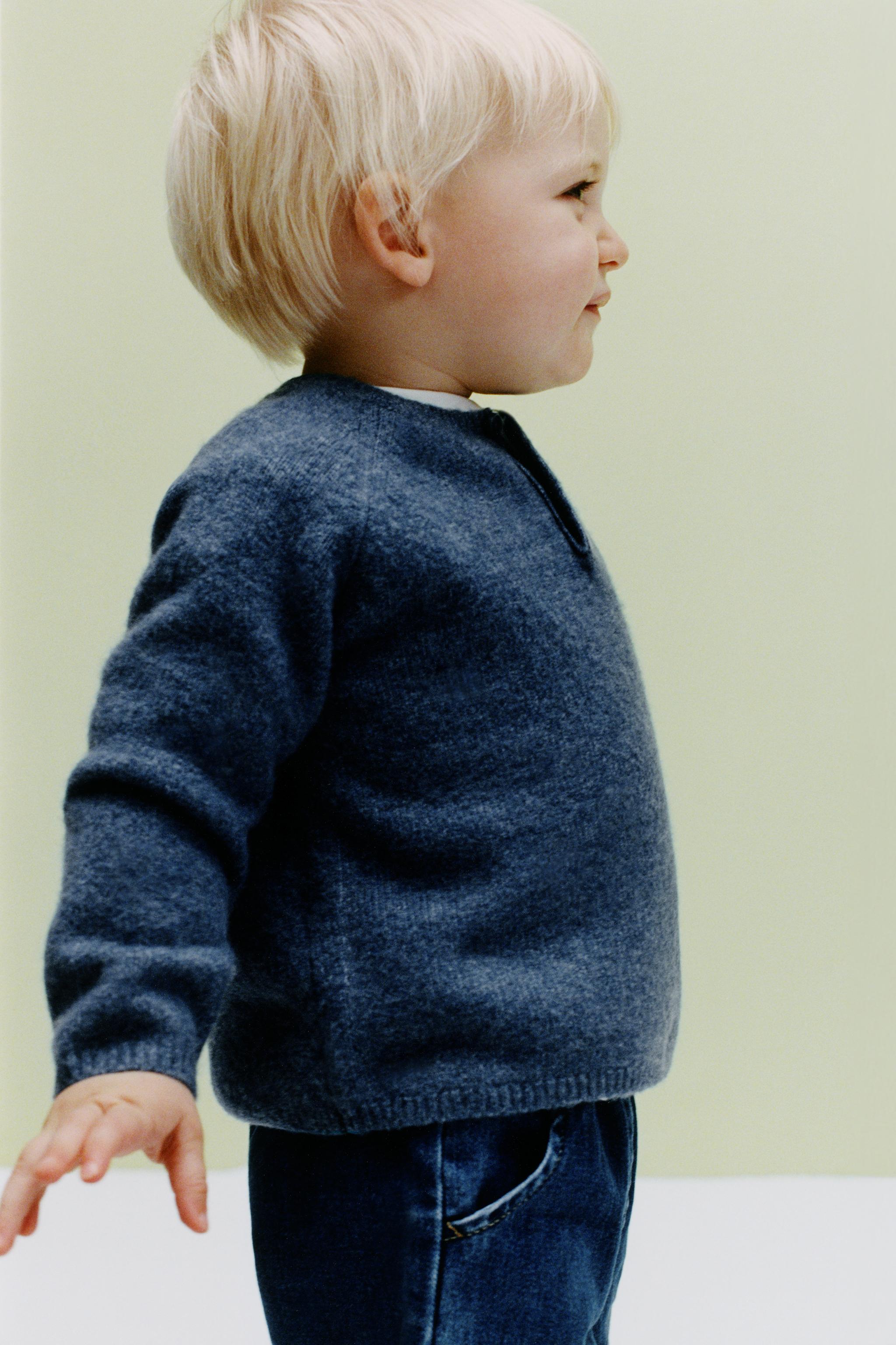 Zara KNIT HENLEY JUMPER