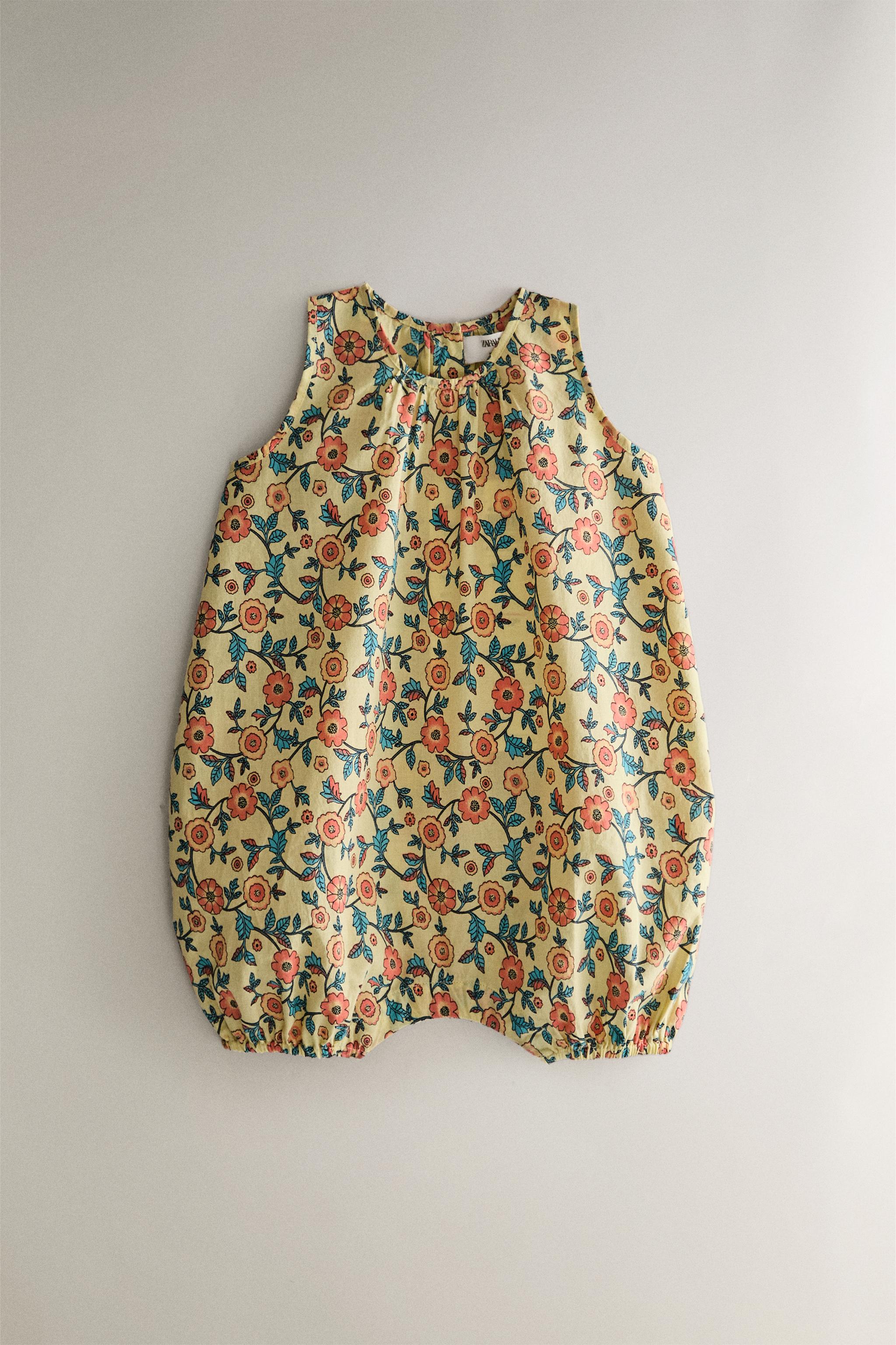 Zara Home FLORAL BABY ROMPER