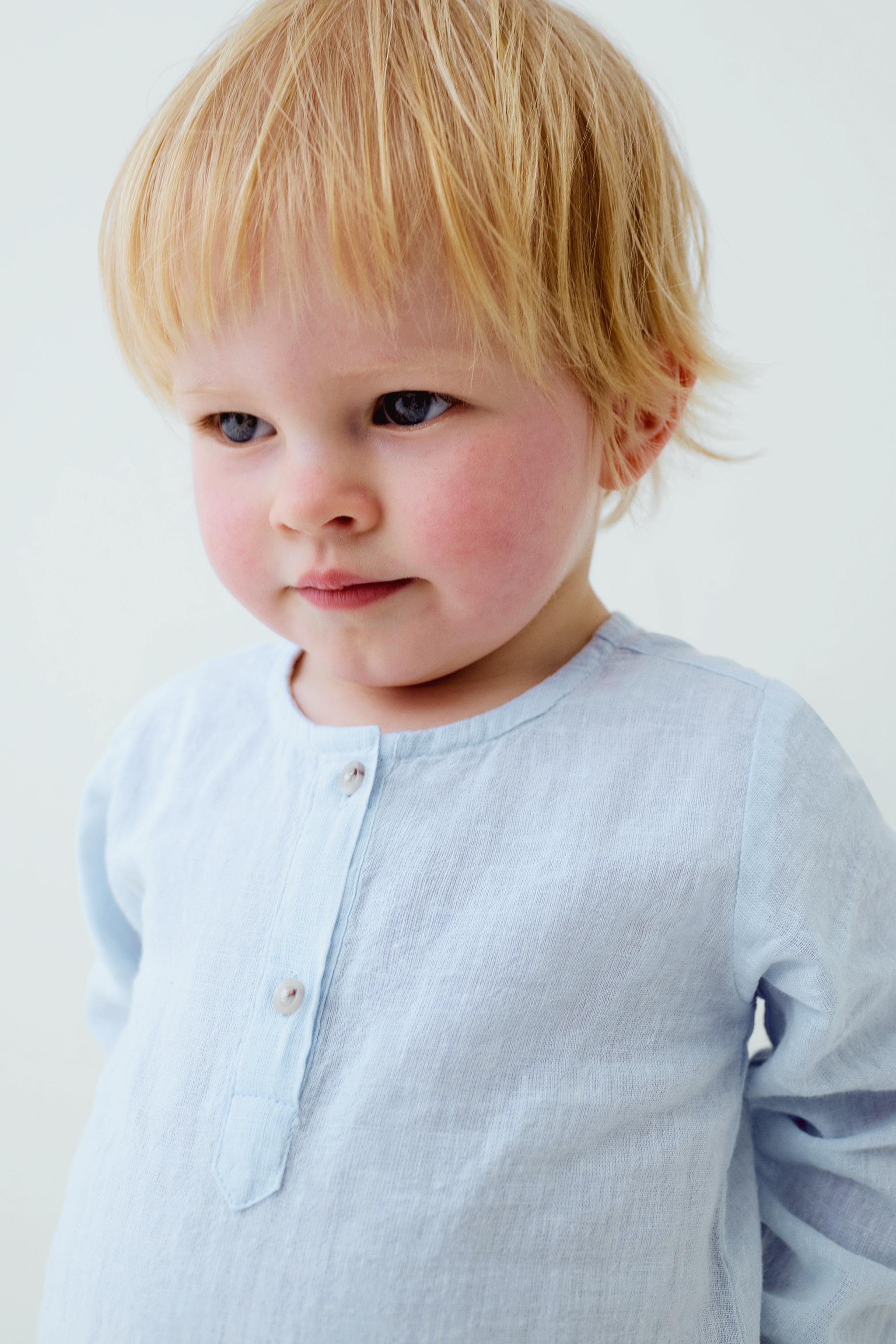 Zara COTTON AND LINEN BODYSUIT