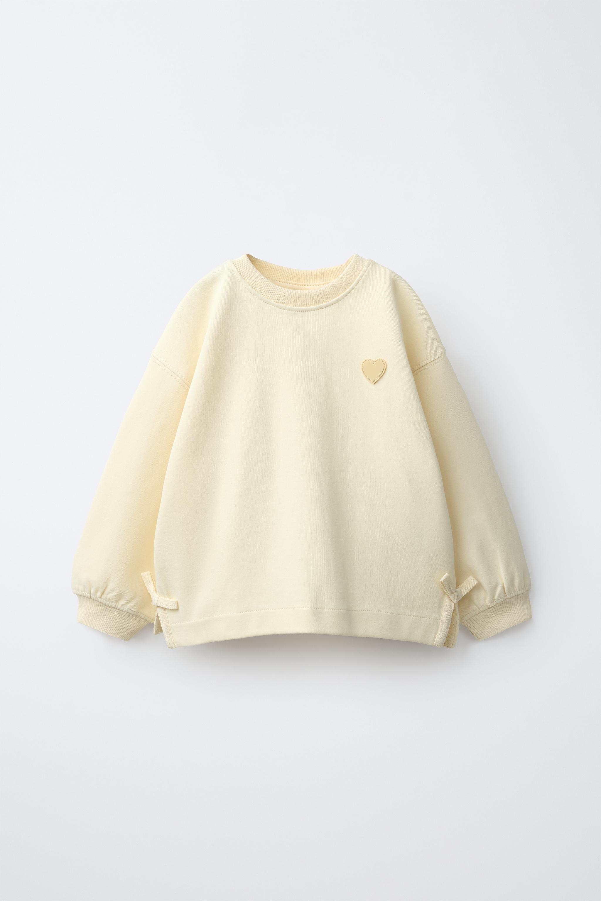 Zara Толстовка с бантами и сердцем