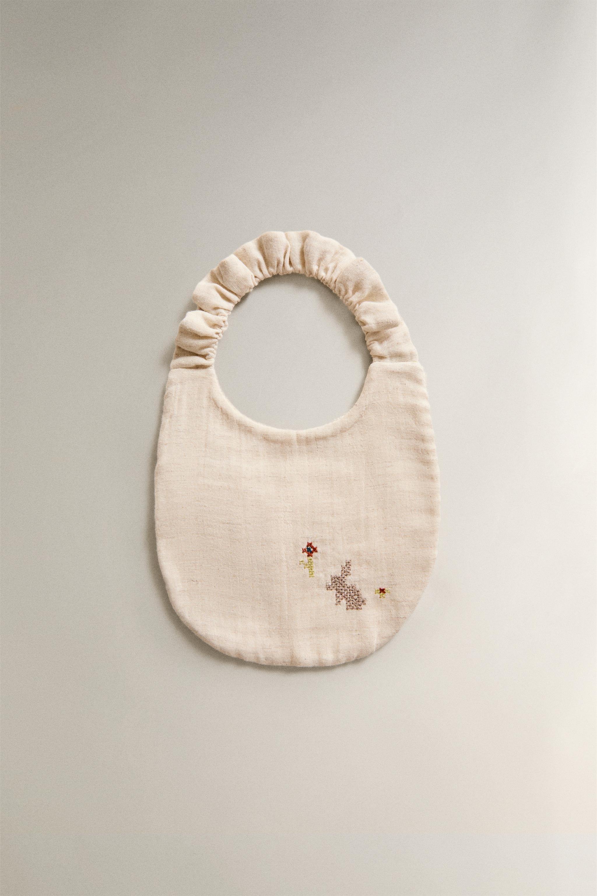 Zara Home EMBROIDERED MUSLIN BABY BIB