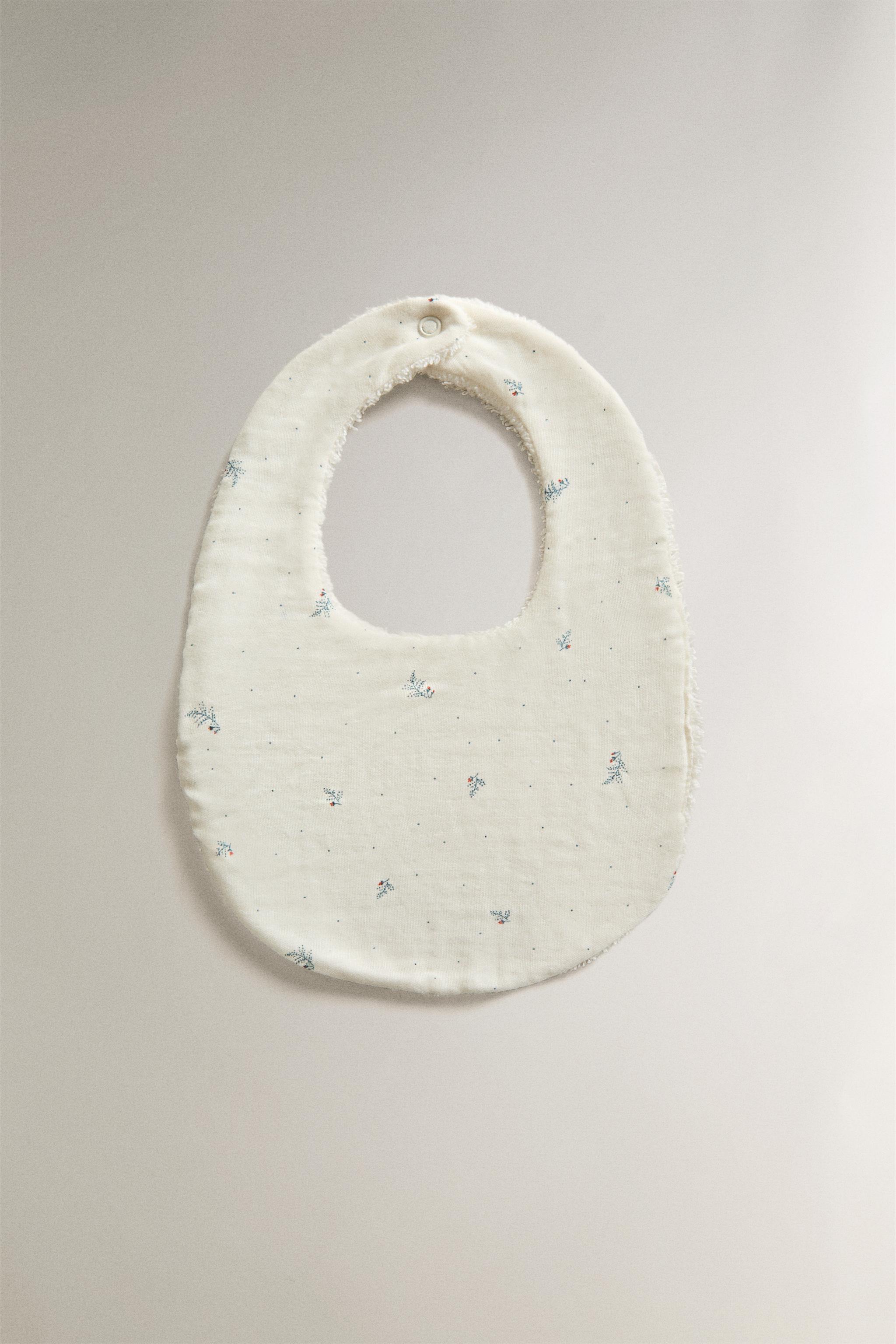 Zara Home FLORAL BABY BIB