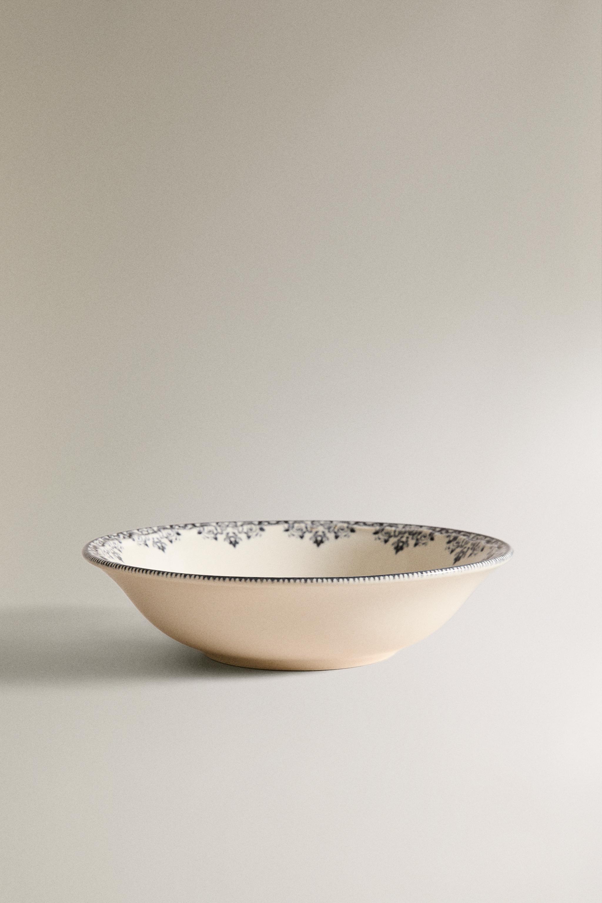 Zara Home Миска для десерта с рисунком подставки