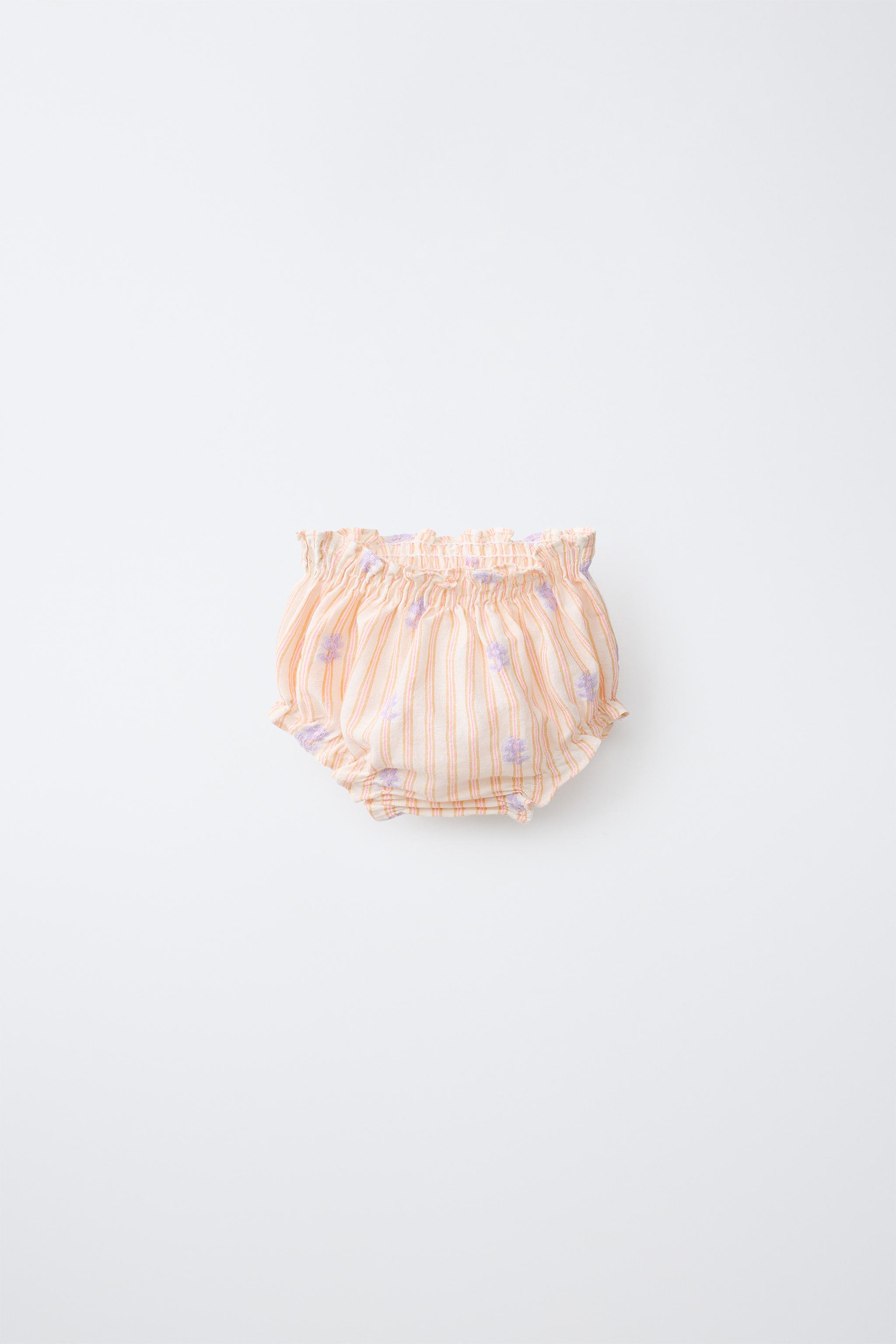 Zara STRIPED AND FLORAL BRIEFS