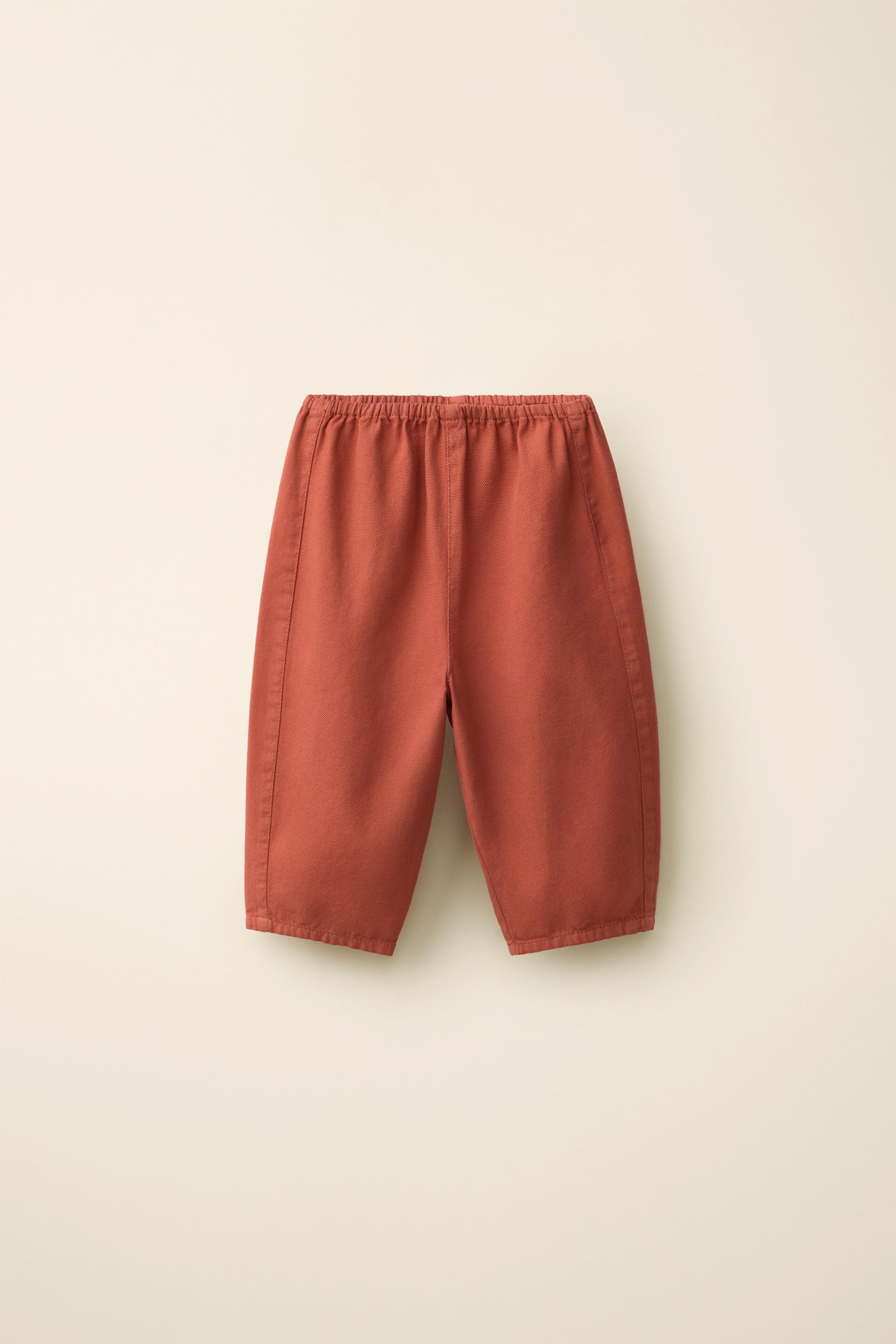 Zara CANVAS TROUSERS CREATED BY CARAMEL LONDON X ZARA