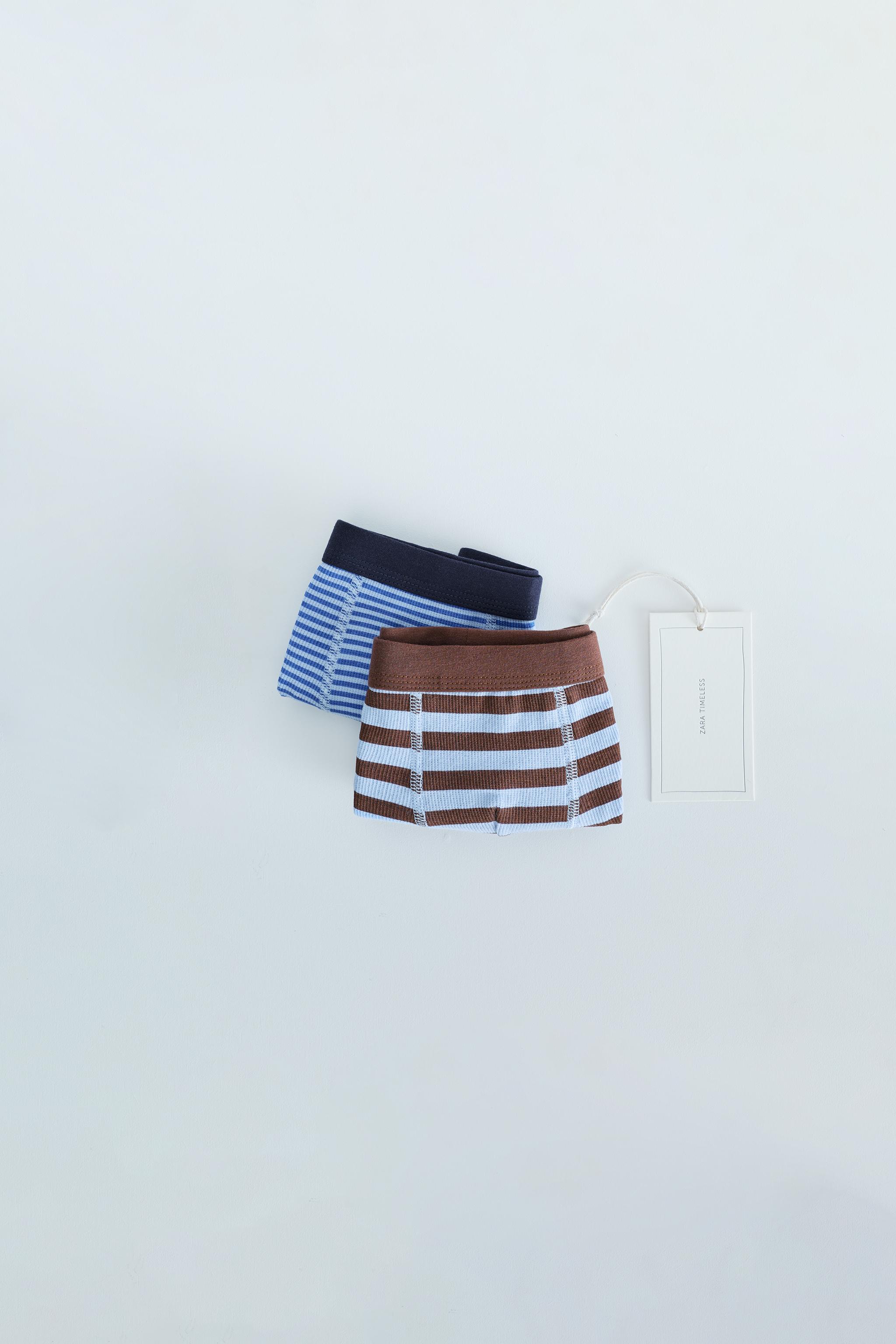 Zara Zara timeless — набор из 3 трусов-боксеров в полоску